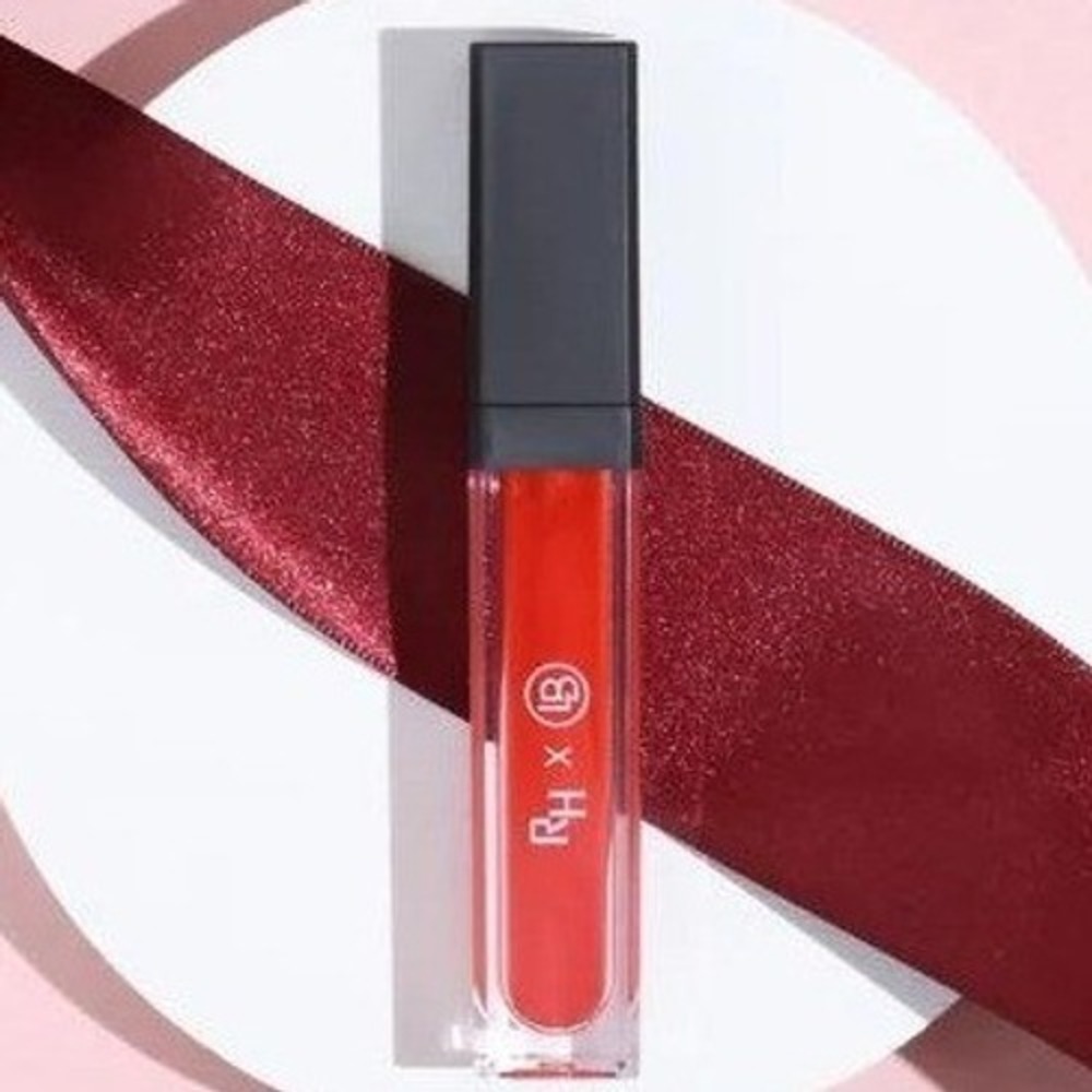 Realher Beauty Long Lasting Lip Gloss Fiery Red Vegan Cruelty-Free NIB